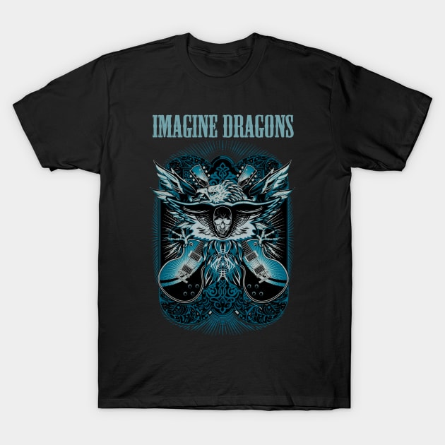 IMAGINE DRAGON BAND T-Shirt by Angelic Cyberpunk